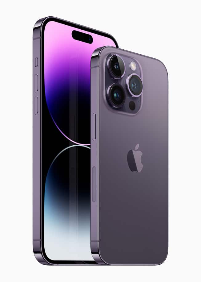 Apple iPhone 14 Pro Max 5G Deep Purple 1TB 6GB RAM Gsm Unlocked Phone Apple  A16 Bionic DISPLAY 6.7 inches PROCESSOR Apple A16 Bionic FRONT CAMERA 12 MP  REAR CAMERA 48MP +
