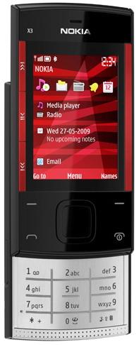 Nokia-X3-red